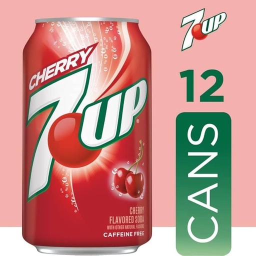 [9841] 7UP CHERRY CANS 330ML/24CT