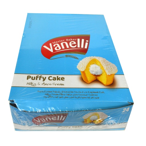 [7023-6] VANELLI PUFFY CAKE MILKY & AERO 24CT