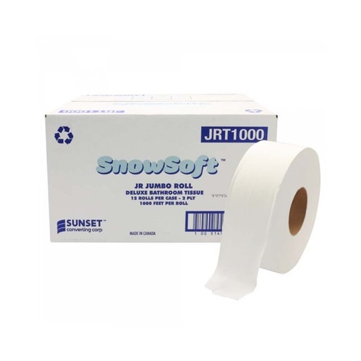 [SUNJ1000] SNOW SOFT TOILET TIS. JUMBO 12/CT