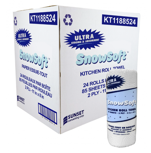 [SUN7070] SNOW SOFT KITCHEN TOWELS 24/CT