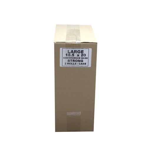 [806494021336] CLEAR ROLL BAGS 10.5''X20''/2CT