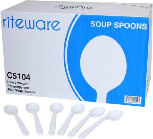 [RWC5104] RITE WARE SOUP SPOONS 1000/CT