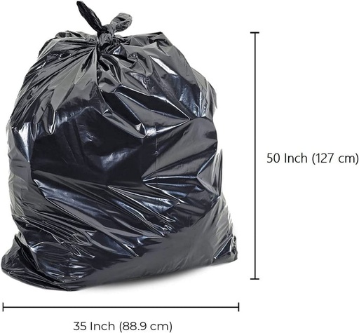 [RSL3550SB] GARBAGE BAGS BLK. STR. 35X50 /200PK
