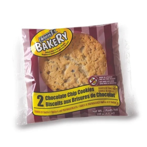 [779832000167] SHIRES BAKERY CHOCOLATE CHIP COOKIES 2CT