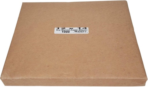 [640350] DRY WAX WRAPS 12''X14'' 1000/CT