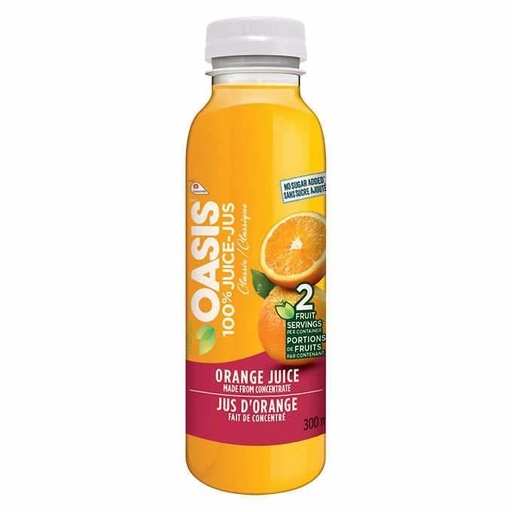 [067311020271] OASIS ORANGE JUICE 300mL/24CT