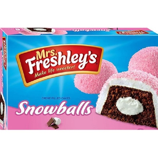 [65039620] MRS. FRESHLEY PINK SNOWBALLS 8/CT