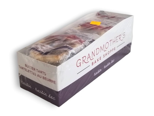 [621019188024] GRANDMO. BUTTER TARTS RA. 6/CT