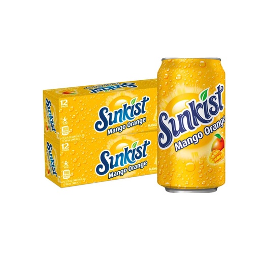 [6336] SUNKIST MANGO ORANGE 355ml/12CT (U)