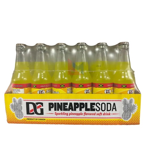 [01126] D&G PINEAPPLE SODA GLS BTL 355mL/24CT (U)