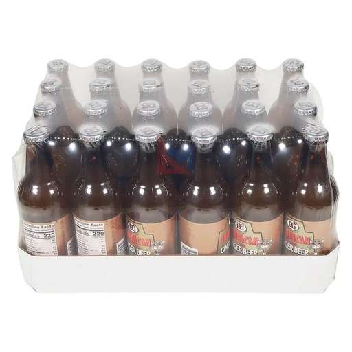 [089087120139] D&G JAMAICAN GINGERBEER GLS BTL 355mL/24CT (U)