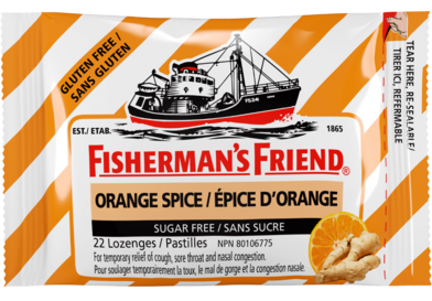 [FF008] FISHERMAN'S FRIEND ORANGE SPICE 22/CT