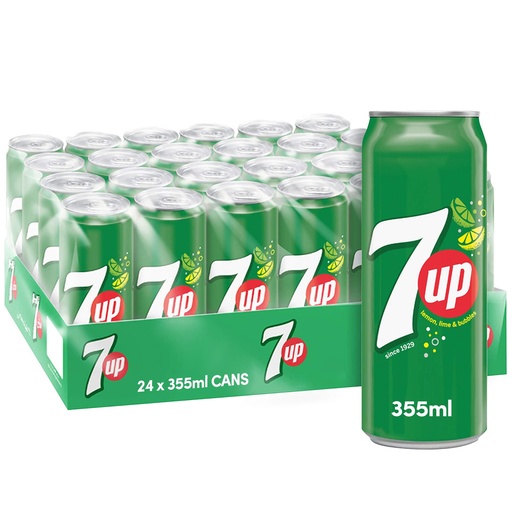 [065400001651] 7UP CANS 24CT/355ML