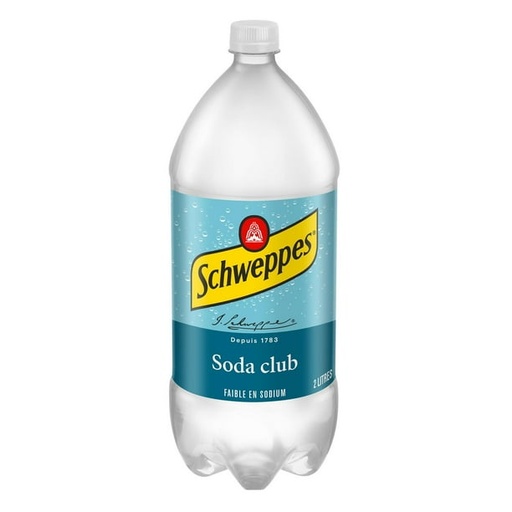 SCHWEPPES CLUB SODA 2L