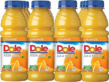 DOLE ORANGE JUICE 12X450ML