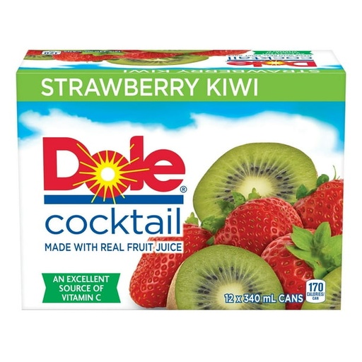 DOLE STRAWB. KIWI 12X340ML