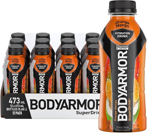 [067000012358] BODY ARMOR ORANGE MANGO 473ML/12CT