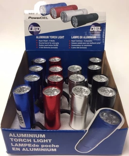 [063252388715] LED ALUMINUM TORCH COB-16