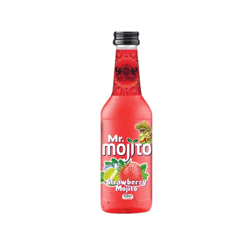 [M3] MOJITO STRAW. GLS BTLS 330ML/24CT