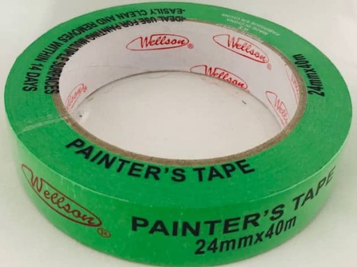 [063252385554] PAINTERS TAPE GREEN 24MMX40M