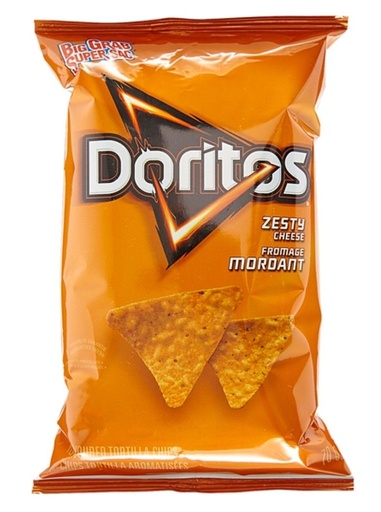 [D-10] DORITOS ZESTY CHEESE 70G