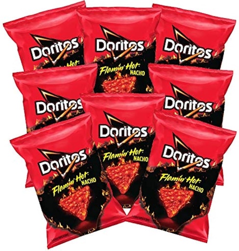 [060410053973] DORITOS FLAMIN' HOT NACHO 70G 32CT
