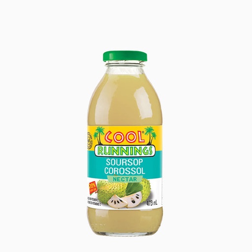 [6694] COOL RUNNINGS SOURSOP NECTAR GLS BTL 473ML/12CT