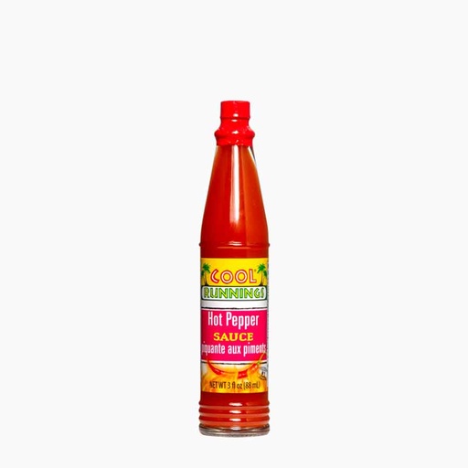 [624913000812] COOL RUNNINGS HOT PEPPER SAUCE 88ML