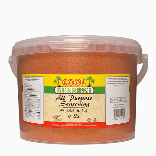 [624913010170] COOL RUNNINGS ALL PURPOSE SEASONING 8LBS 
