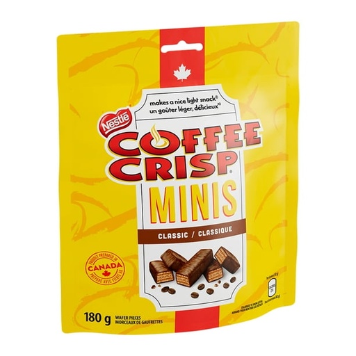 [059800501385] COFFEE CRISP MINIS POUCH 180G 