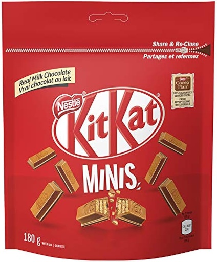 [059800504522] KITKAT MINIS POUCH 180G