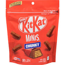 [059800306058] KITKAT CHUNKY MINIS POUCH 16G 10CT 