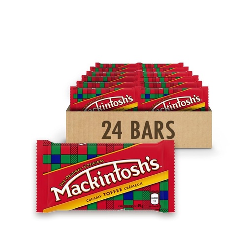 MACKINTOSH TOFFEE BAR 45G/24CT 