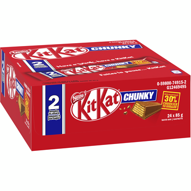 [9138] KITKAT CHUNKY KING SIZE 2PC 85G/24CT