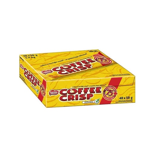COFFEE CRISP ORIGINAL 50G/48CT