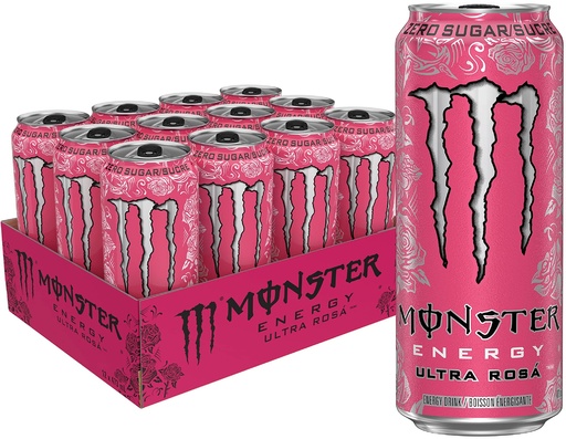 [070847035831] MONSTER ENERGY ULTRA ROSA 473ml 12CT (CAN) 
