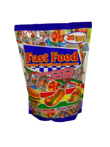 [E1] FAST FOOD GUMMY CANDY 400G
