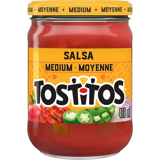 TOSTITOS SALSA MED 418ML