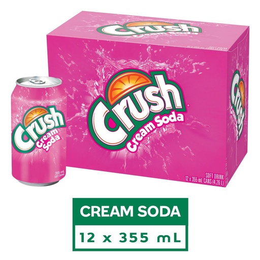 [74957] CRUSH CREAM SODA 12CT/355ML