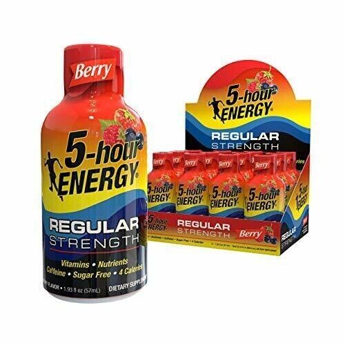 [719410500122] 5 HOUR ENERGY REGULAR BERRY 12CT