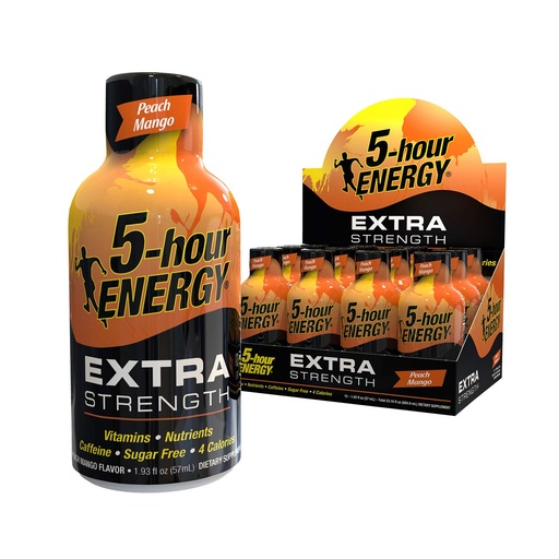 [J23] 5 HOUR ENERGY PEACH MANGO 12CT 