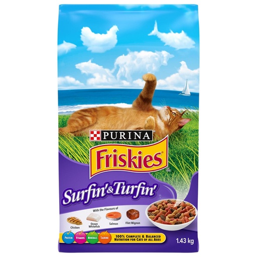 [055800309020] FRISKIES SURFIN' TURFIN' 1.43kg