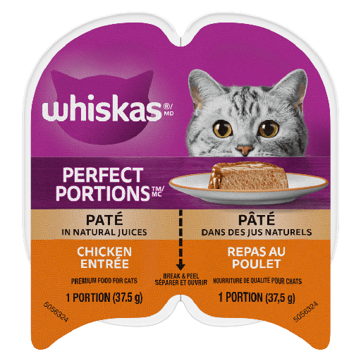 [058496430092] WHISKAS PATE CHICKEN 37.5G / 2PK