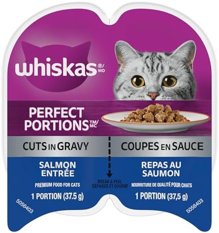 [3123] WHISKAS CUTS IN GRAVY SALMON 37.5G / 2PK