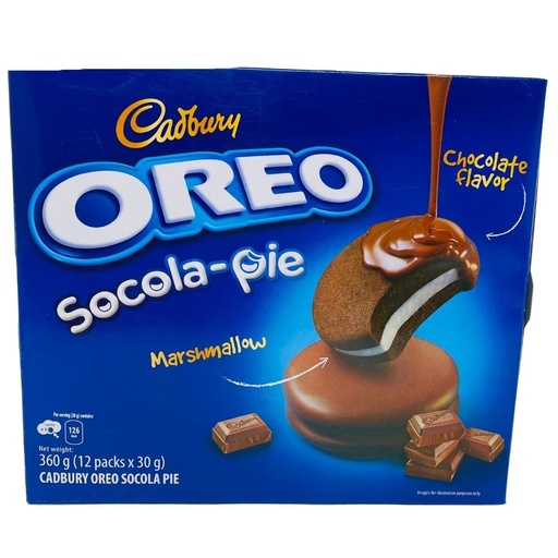 [5940] OREO CADBURY SOCOLA-PIE 360G 12CT 