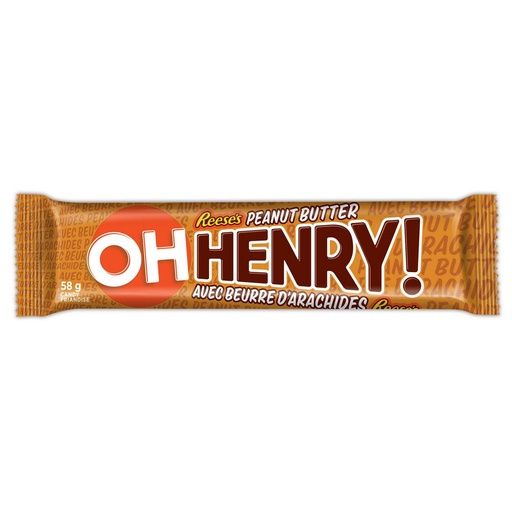 [RS1] OH HENRY PEANUT BUTTER SINGLE 58G