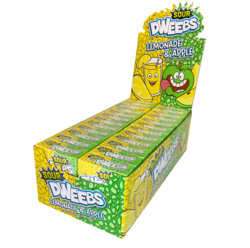 [9232] DWEEBS LEMONADE & APPLE CANDY 24CT (UK)