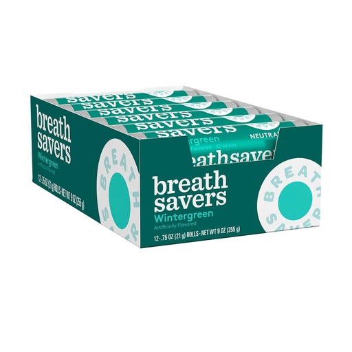 [RE1] BREATHSAVERS WINTERGREEN 18CT/22G