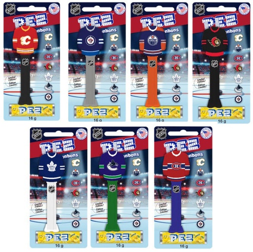 [P66161] PEZ NHL JERSEY 16G