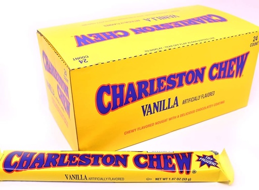 [RE44] CHARLESTON CHEW VANILLA 24CT/1.56KG